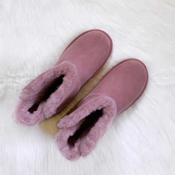 UGG Classic Mini Twist Bootie In Pink Dawn - Picture 3 of 8